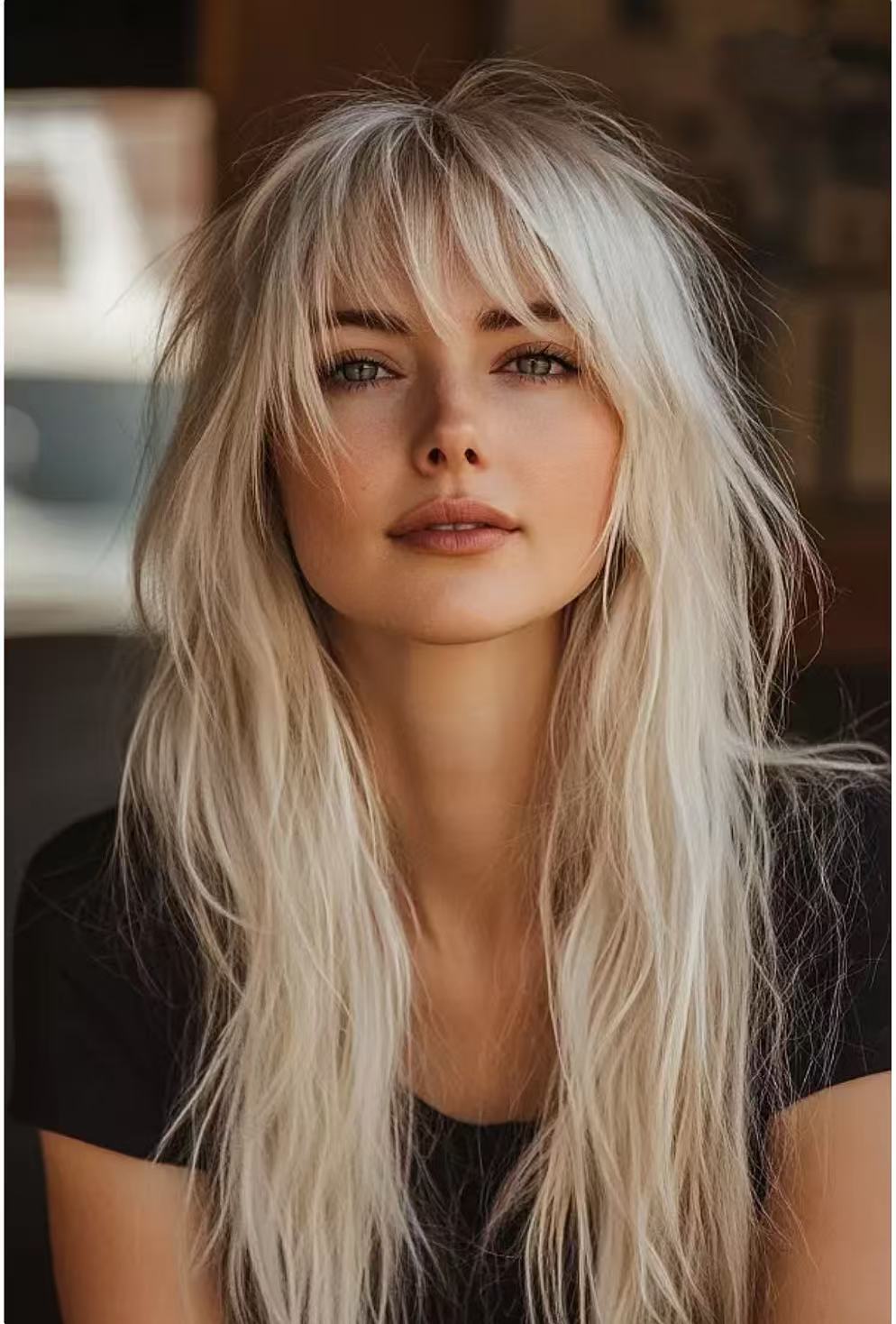Long Wolf Cut hairstyle