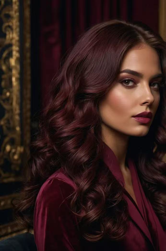 Velvet Merlot hair color