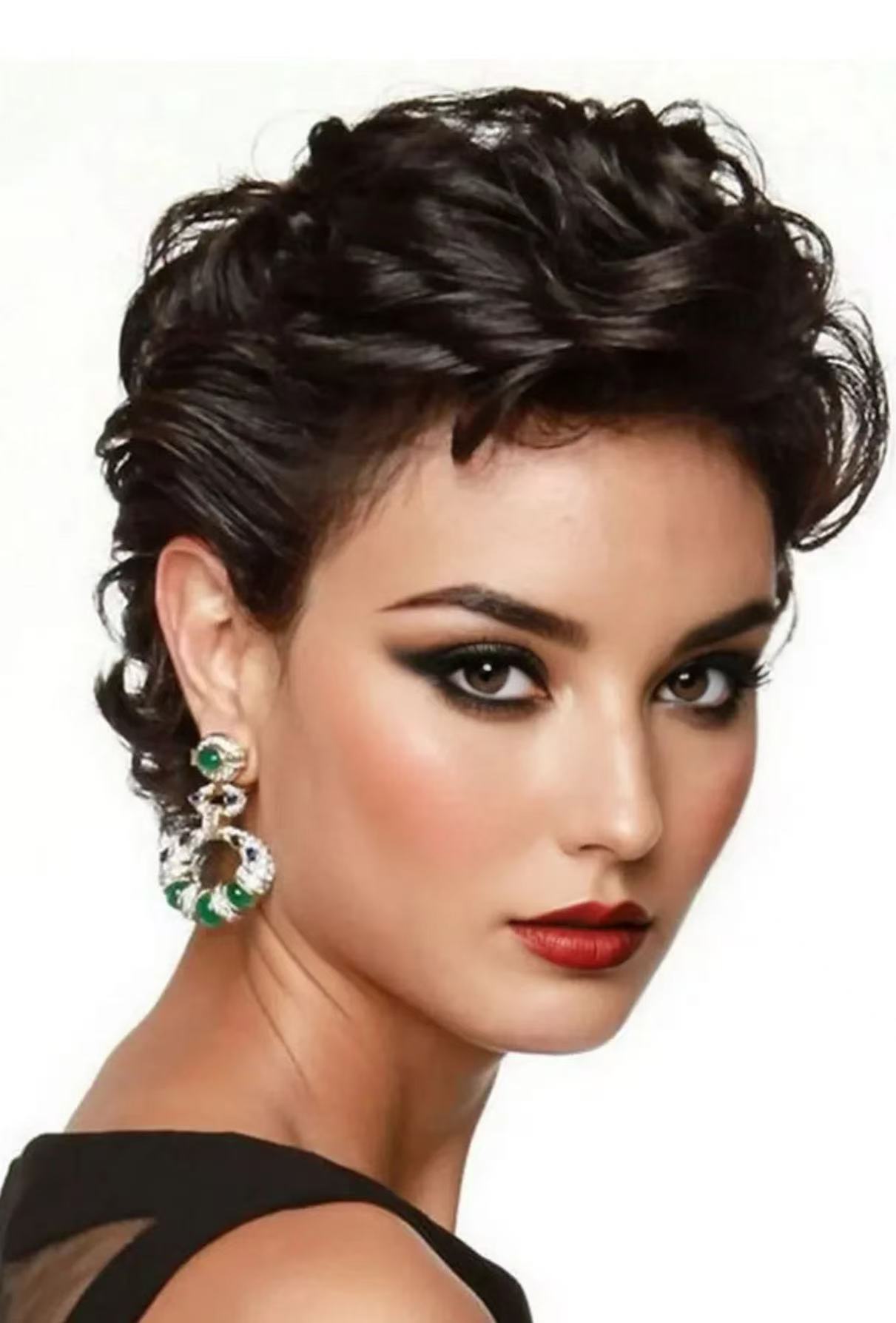 Curly Pixie hairstyle