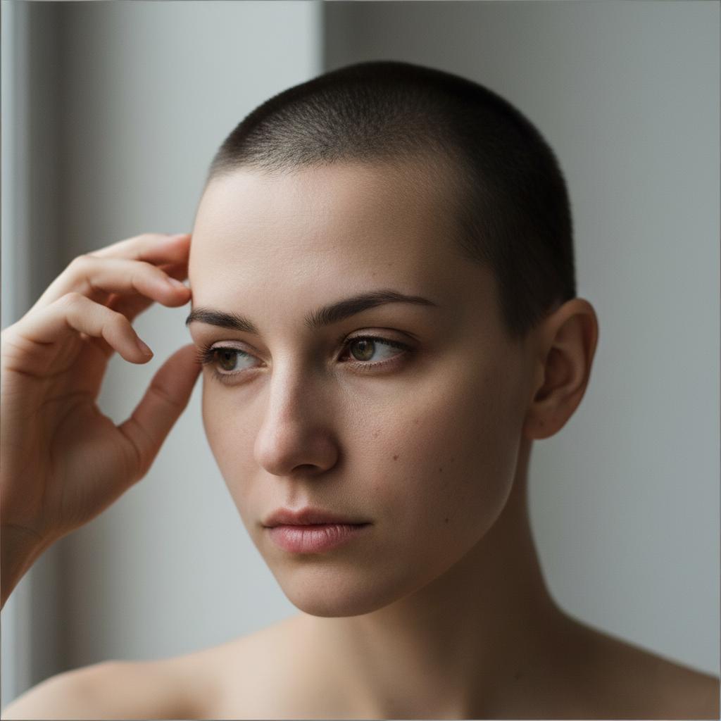 The No-Regrets Buzz: realistic bald head transformation