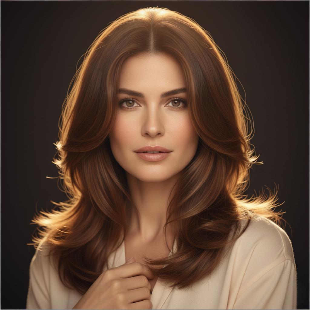 Expected elegant hairstyle