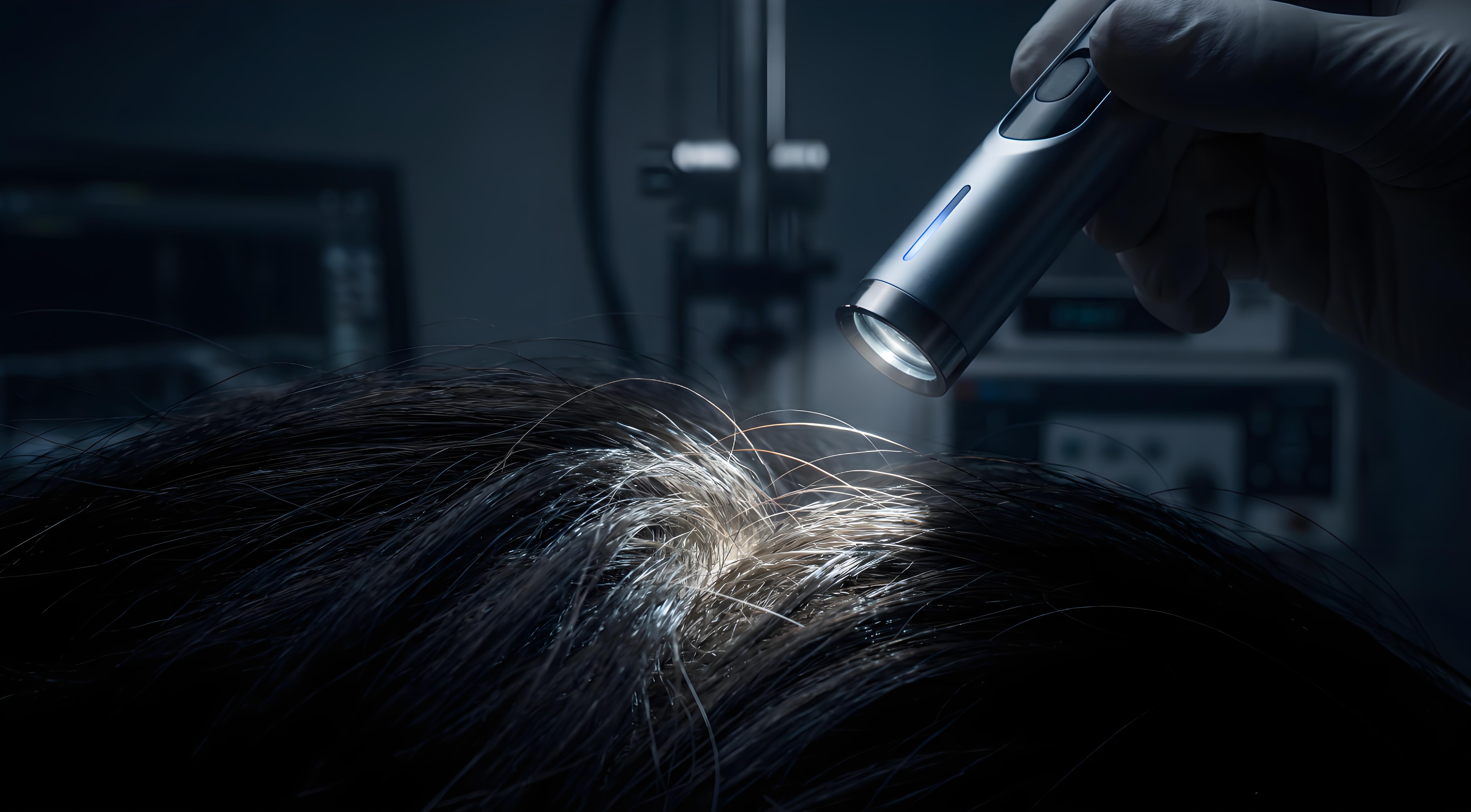 TryHair.ai technology showcase showing hair texture synthesis