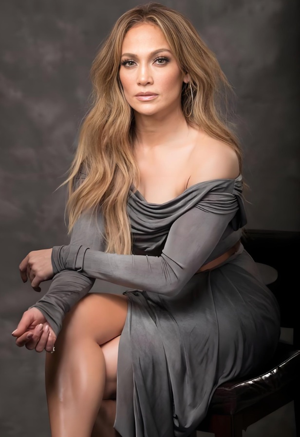 Middle Part Long Hair Example 1