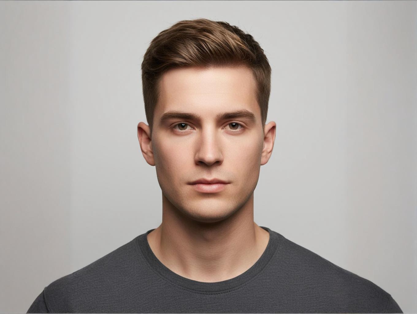 Before: Short hair masculine cut