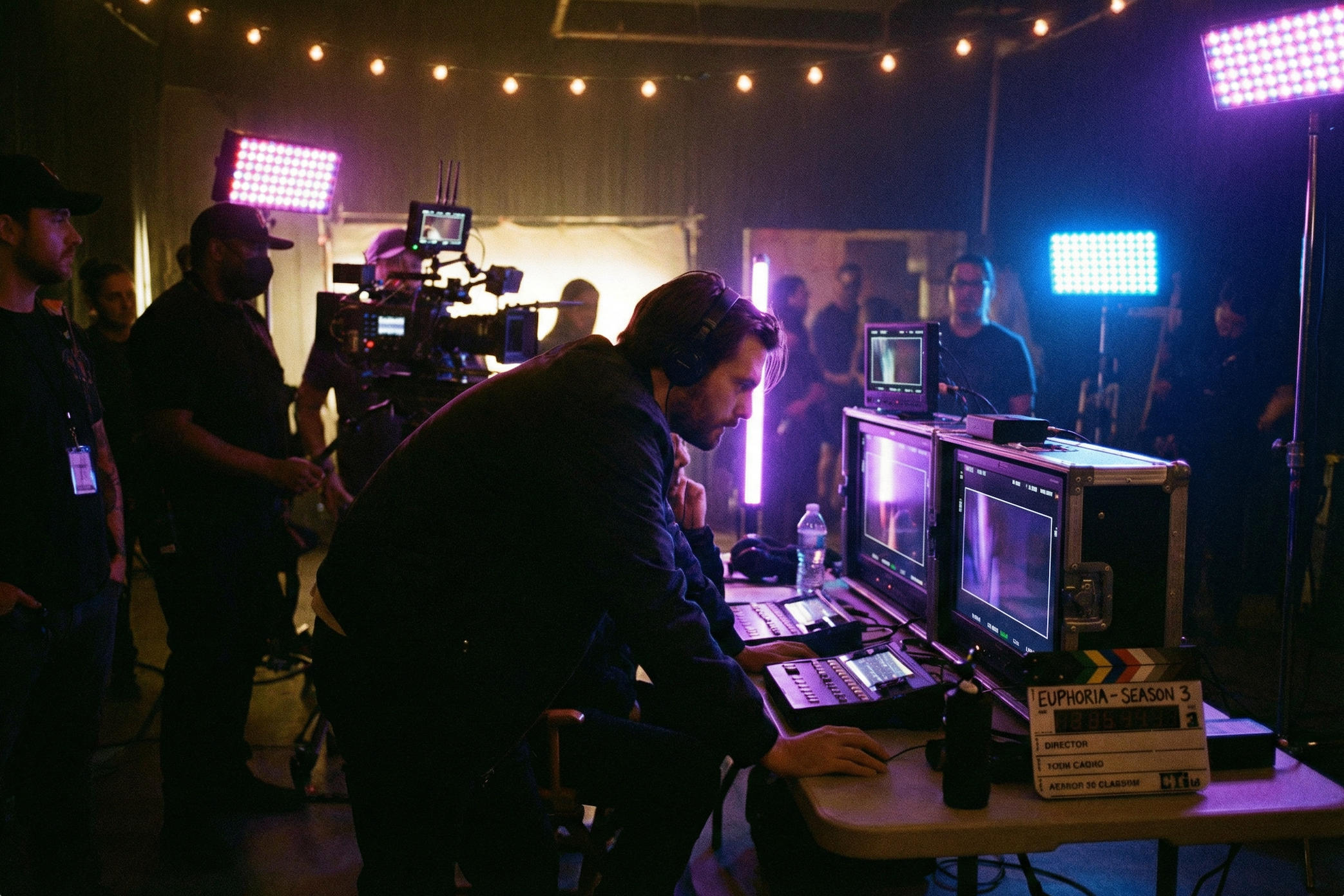 Sam Levinson behind the scenes