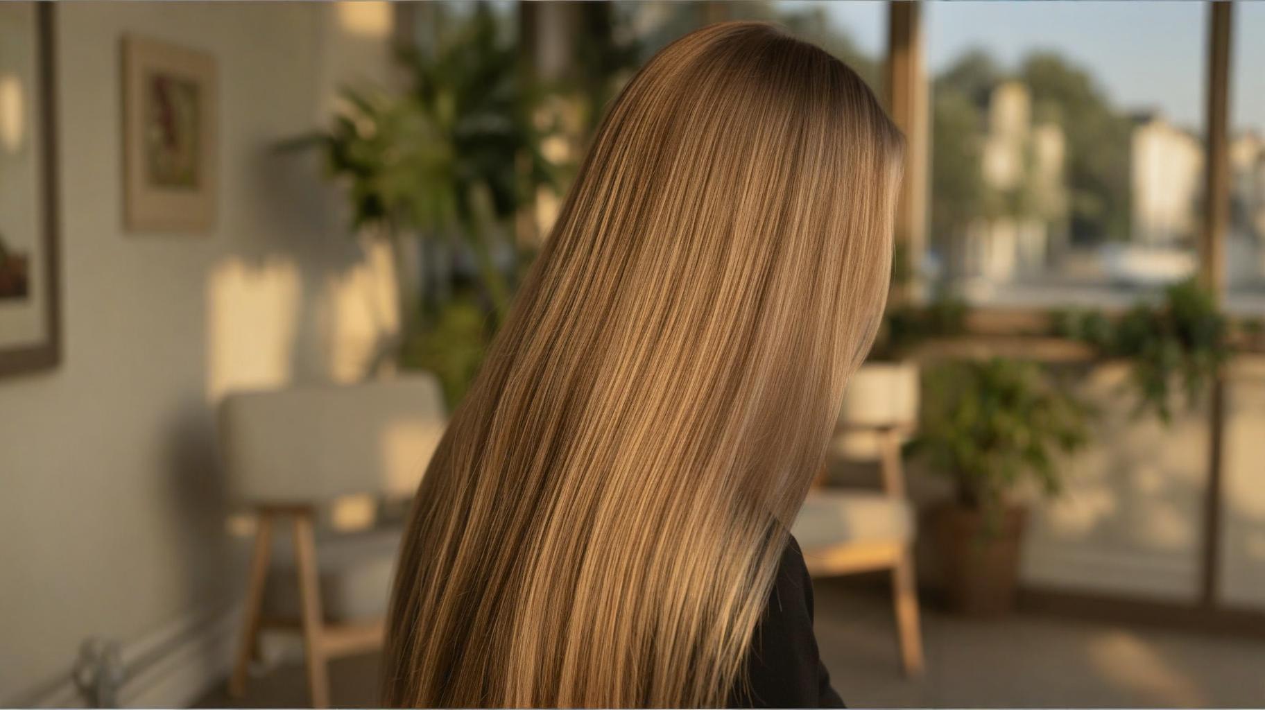 Healthy glowing hair flowing in natural sunlight - hair care routine 2026