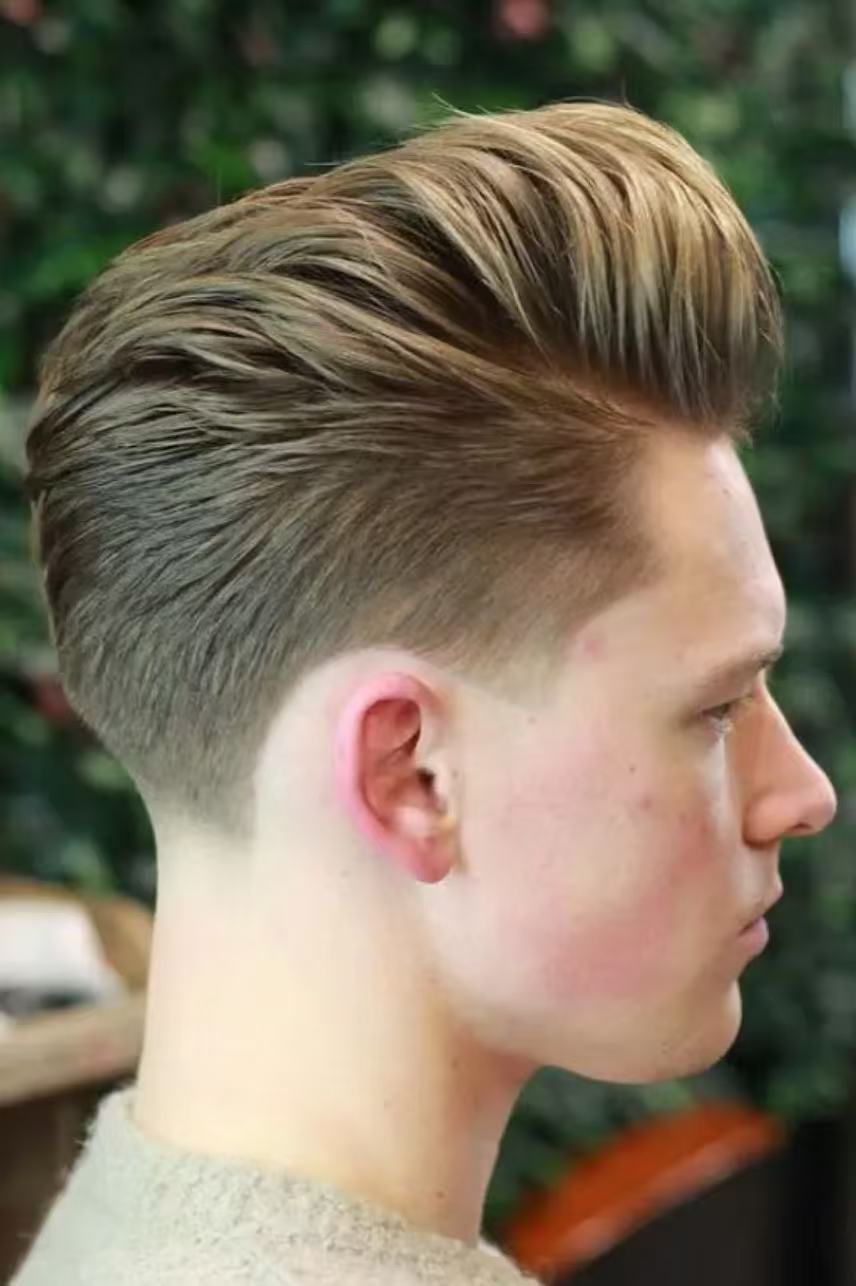 Pompadour hairstyle