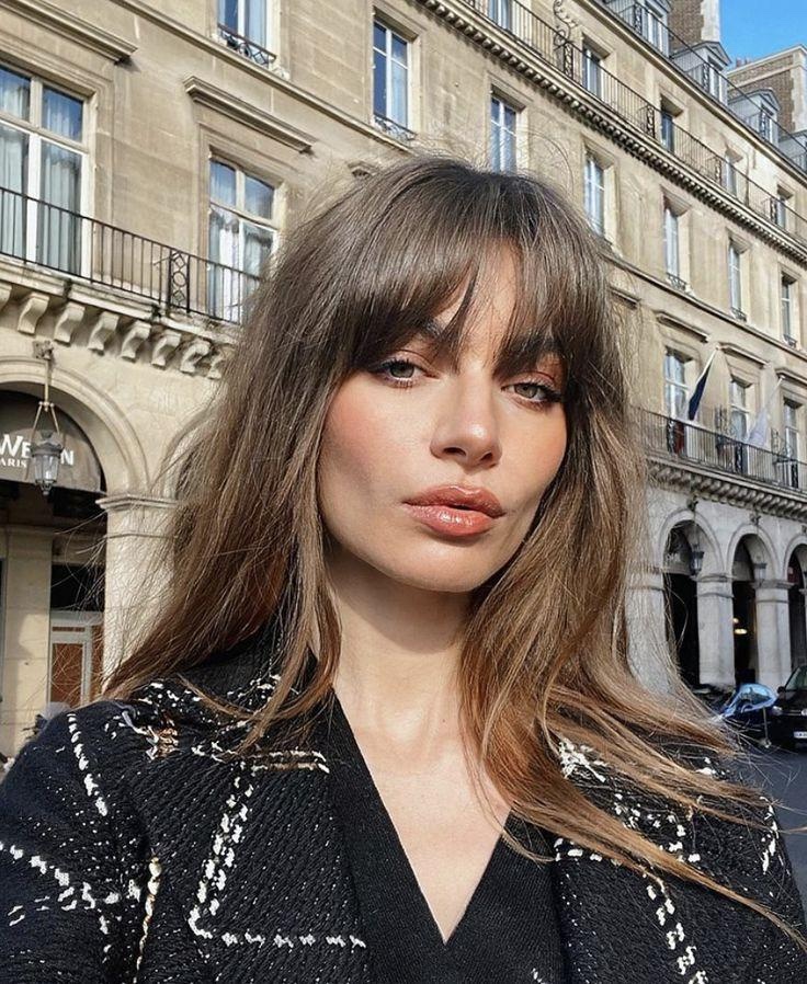 Long layered waves with natural movement and soft texture
