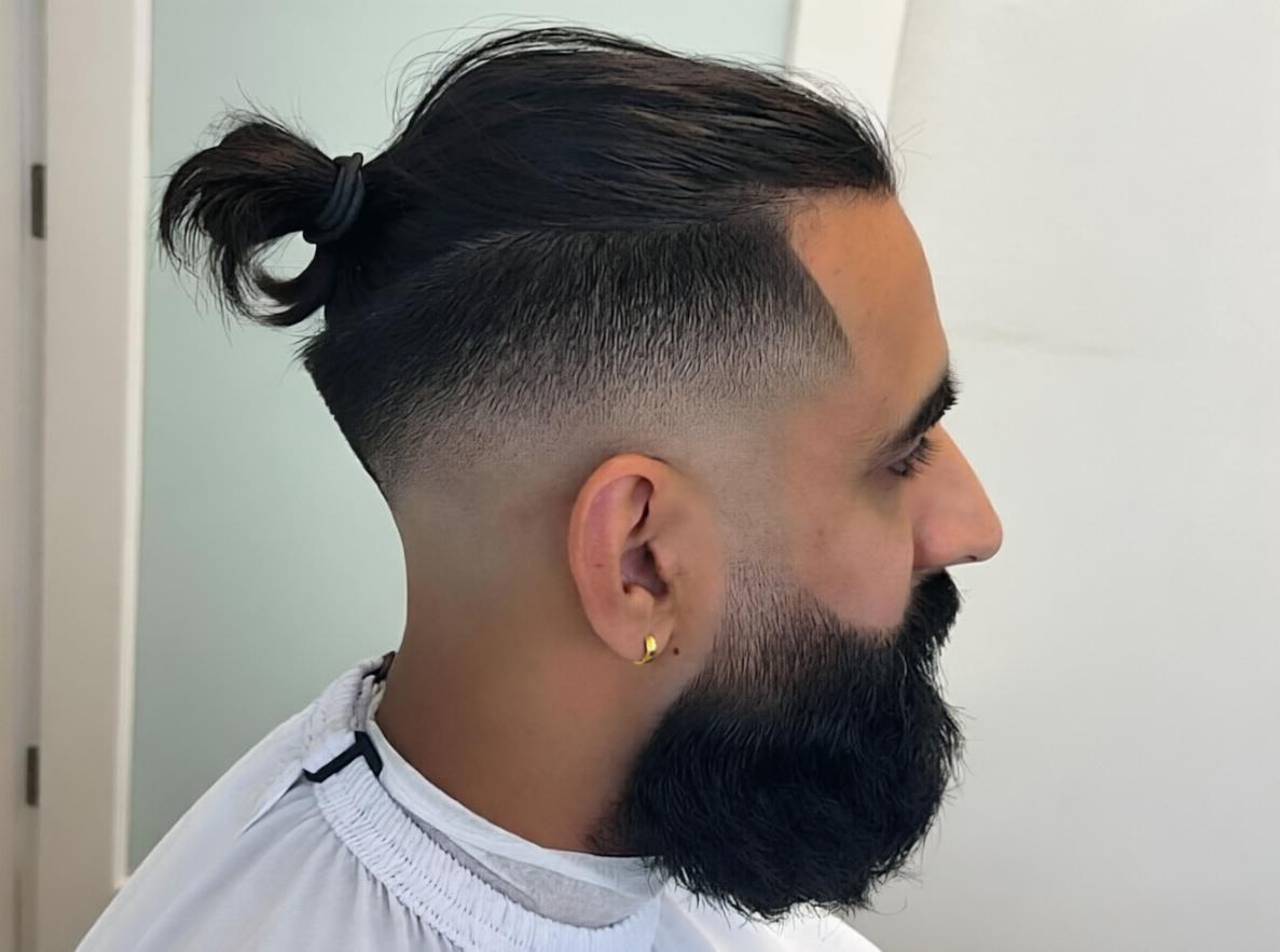 Stylish man with party-ready hairstyle