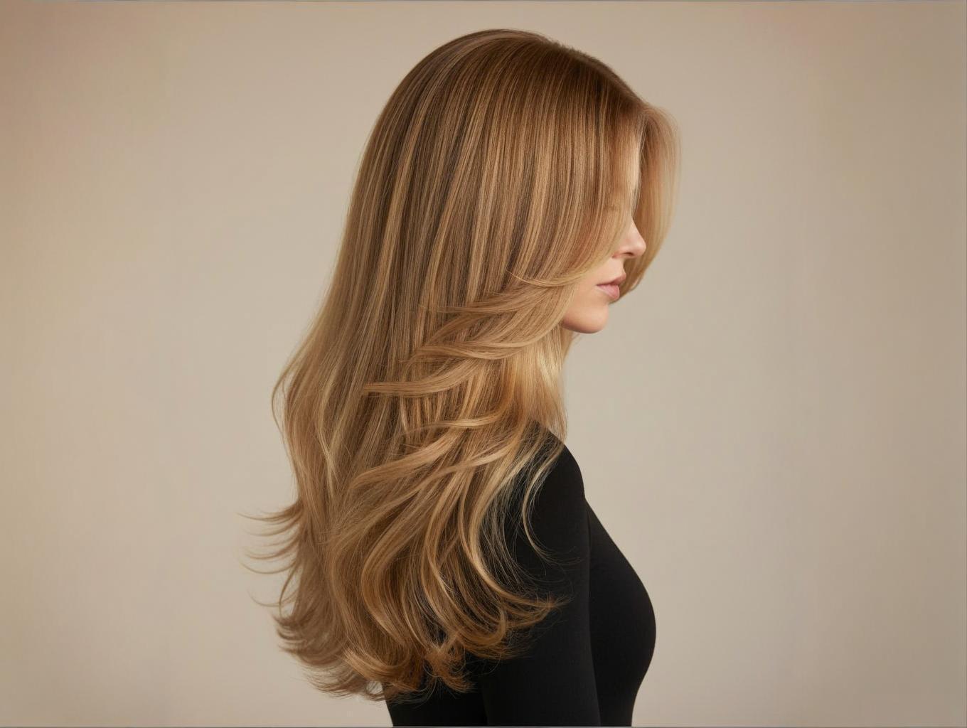 The Mermaid Mira - waist-length layered waves