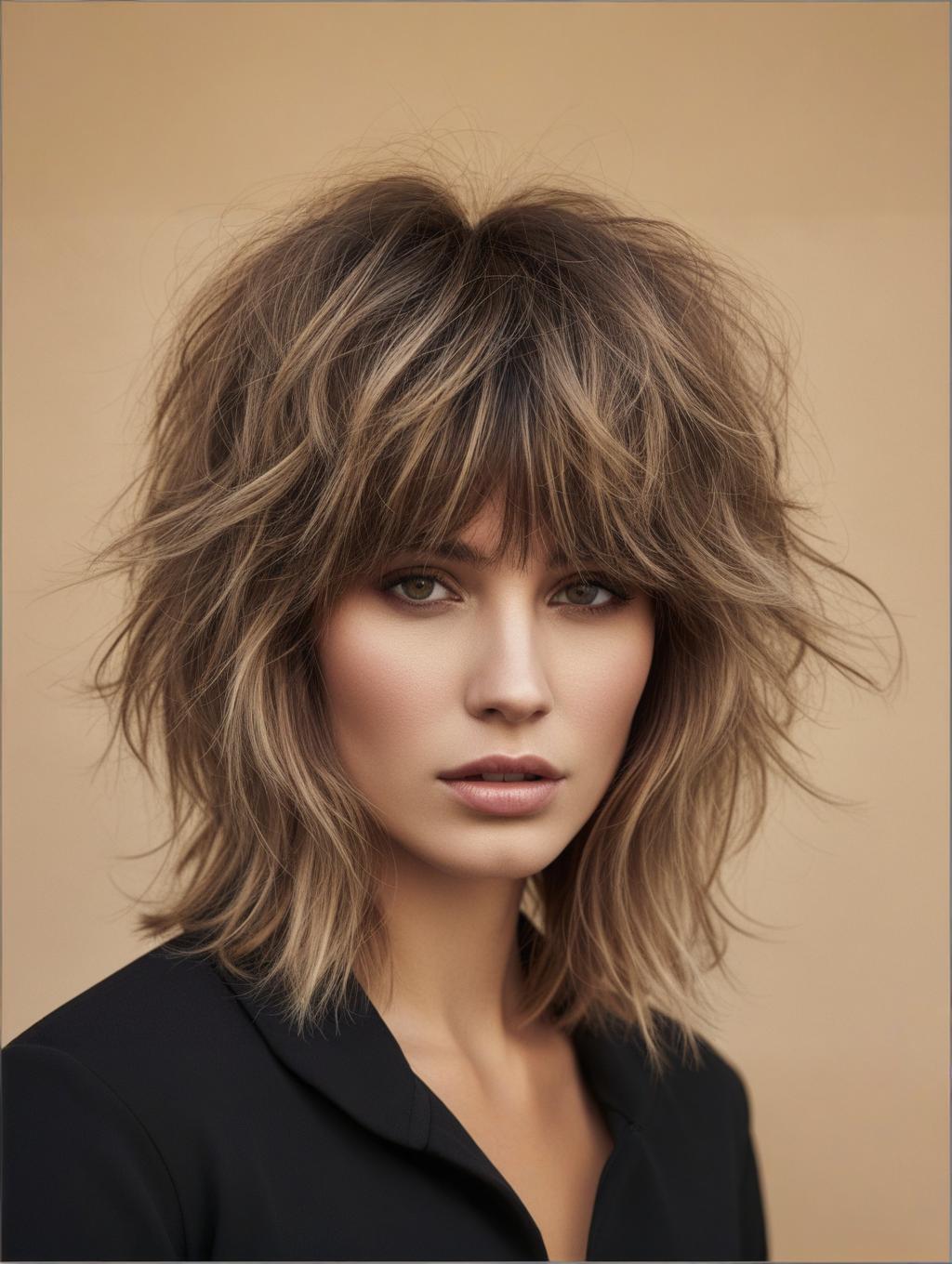 Wolf Cut Edgy hairstyle