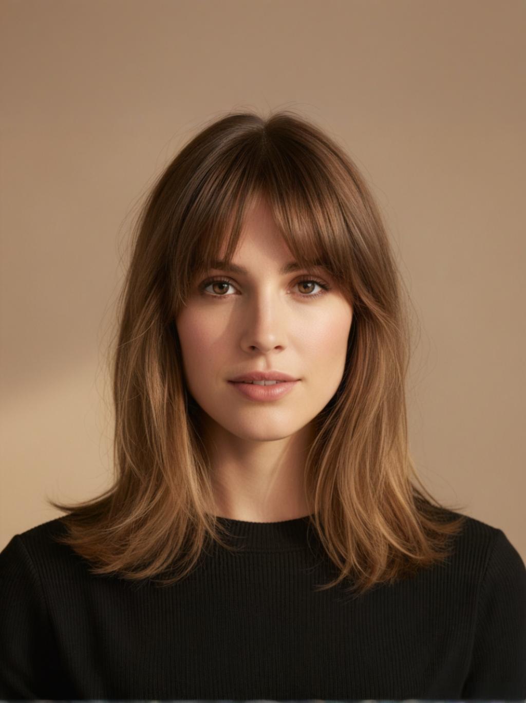 Curtain Bangs Face-framing hairstyle