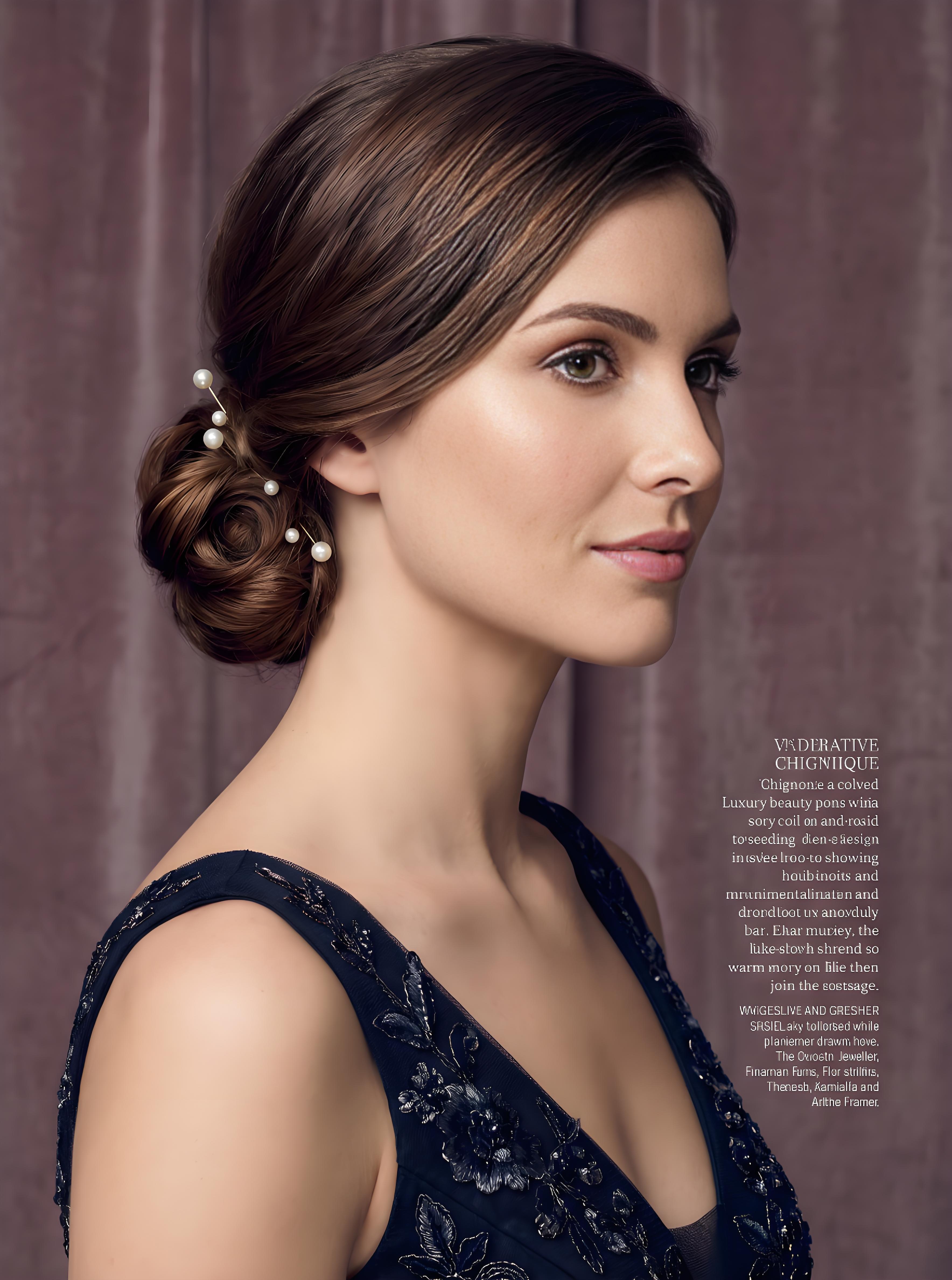Elegant Low Chignon - sophisticated updo for special occasions
