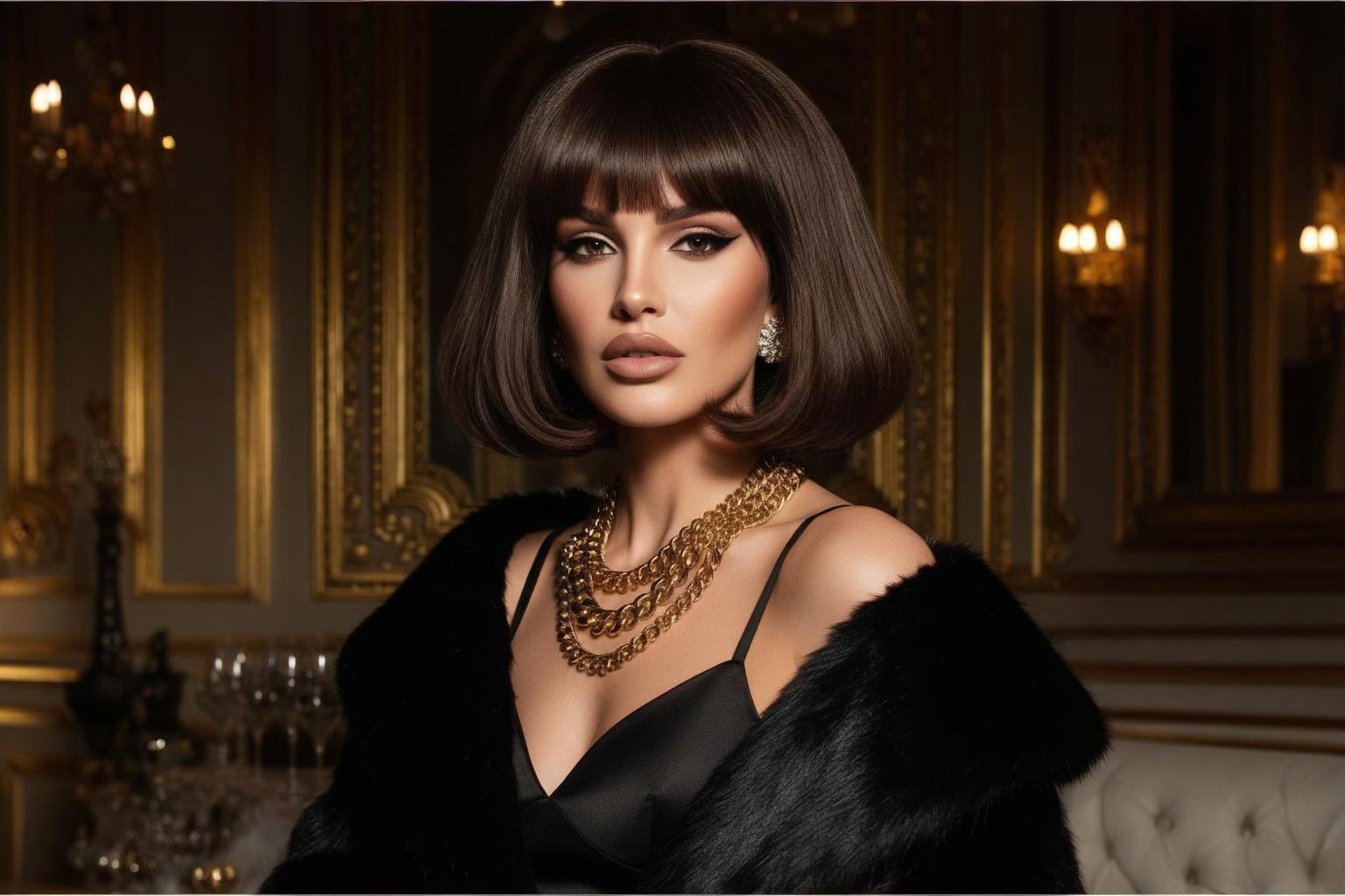 Italian Bob 2026 trend blunt chin length cut for oblong face shape