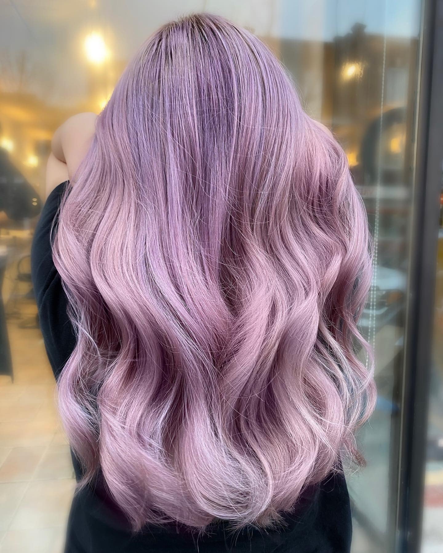 Lavender purple hair color
