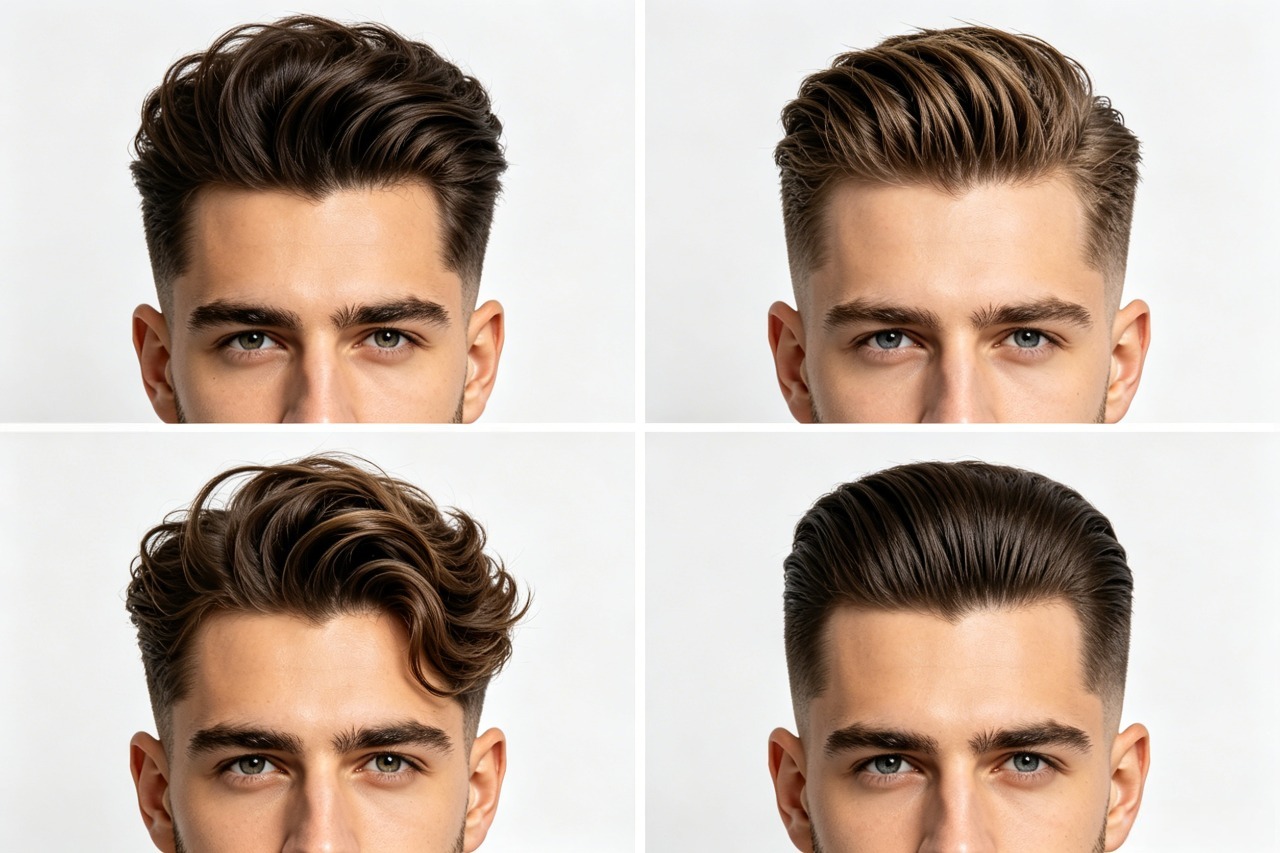 Different Hair Types Pompadour