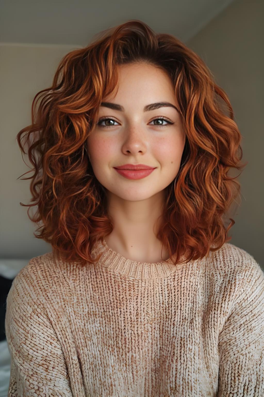 Loose Waves for Round Face