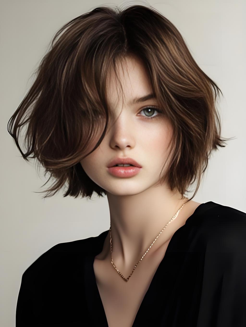 Middle Part Hairstyle