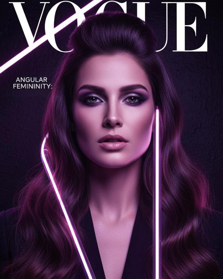 2026 Softening Hairstyle for Square Face Shape - Featured editorial shot showcasing angular femininity