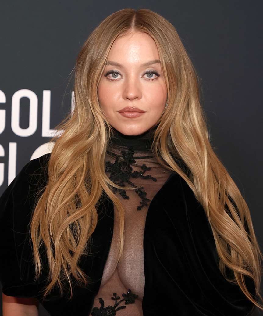 Sydney Sweeney modern layered shag haircut