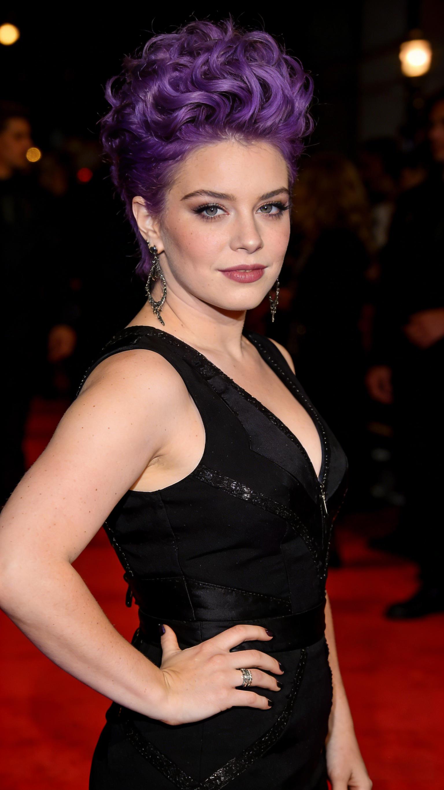 Celebrity Triangle Face Style 2 - Kelly Osbourne